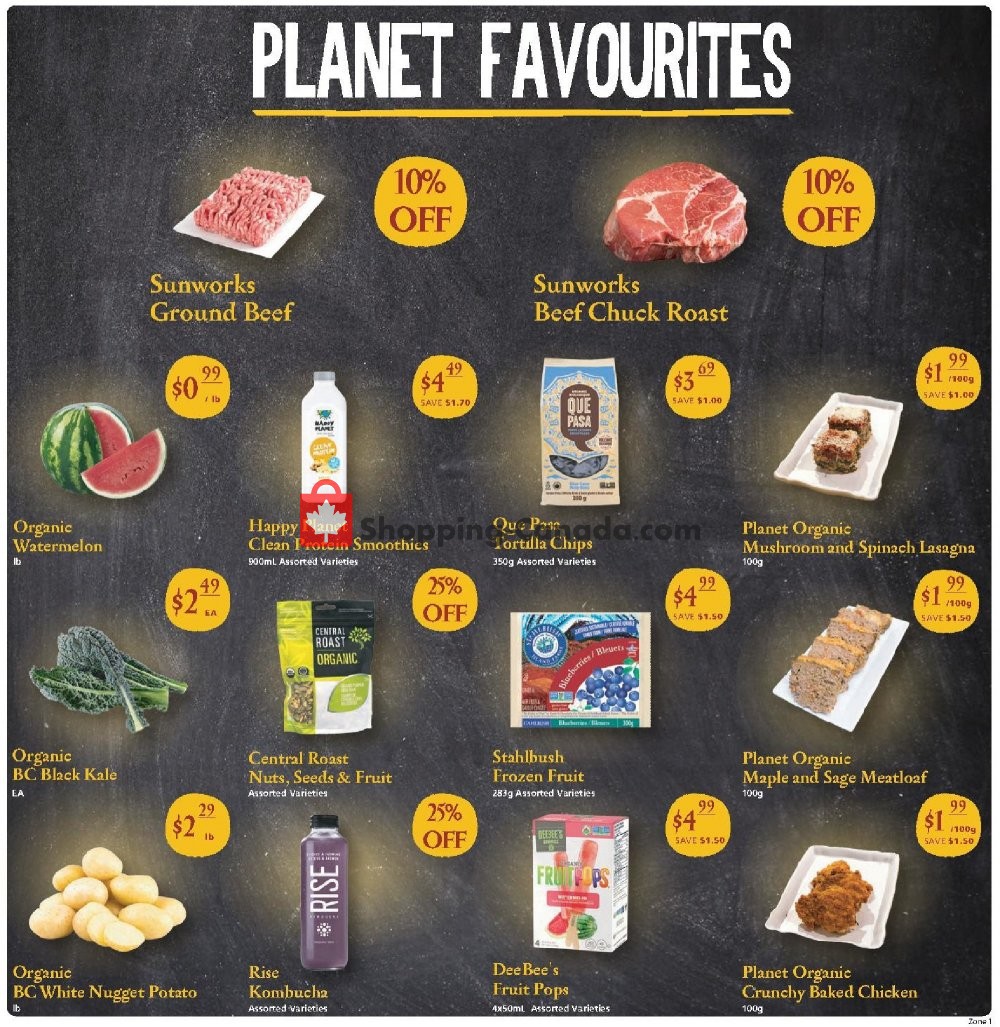 Planet Organic Market flyer from Wednesday June 26, 2019 to Tuesday July 30, 2019 - page 3