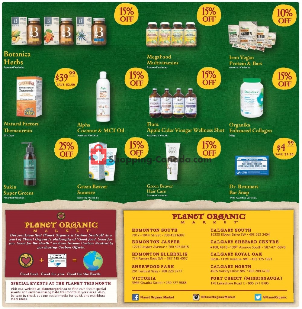 Planet Organic Market flyer from Wednesday June 26, 2019 to Tuesday July 30, 2019 - page 4