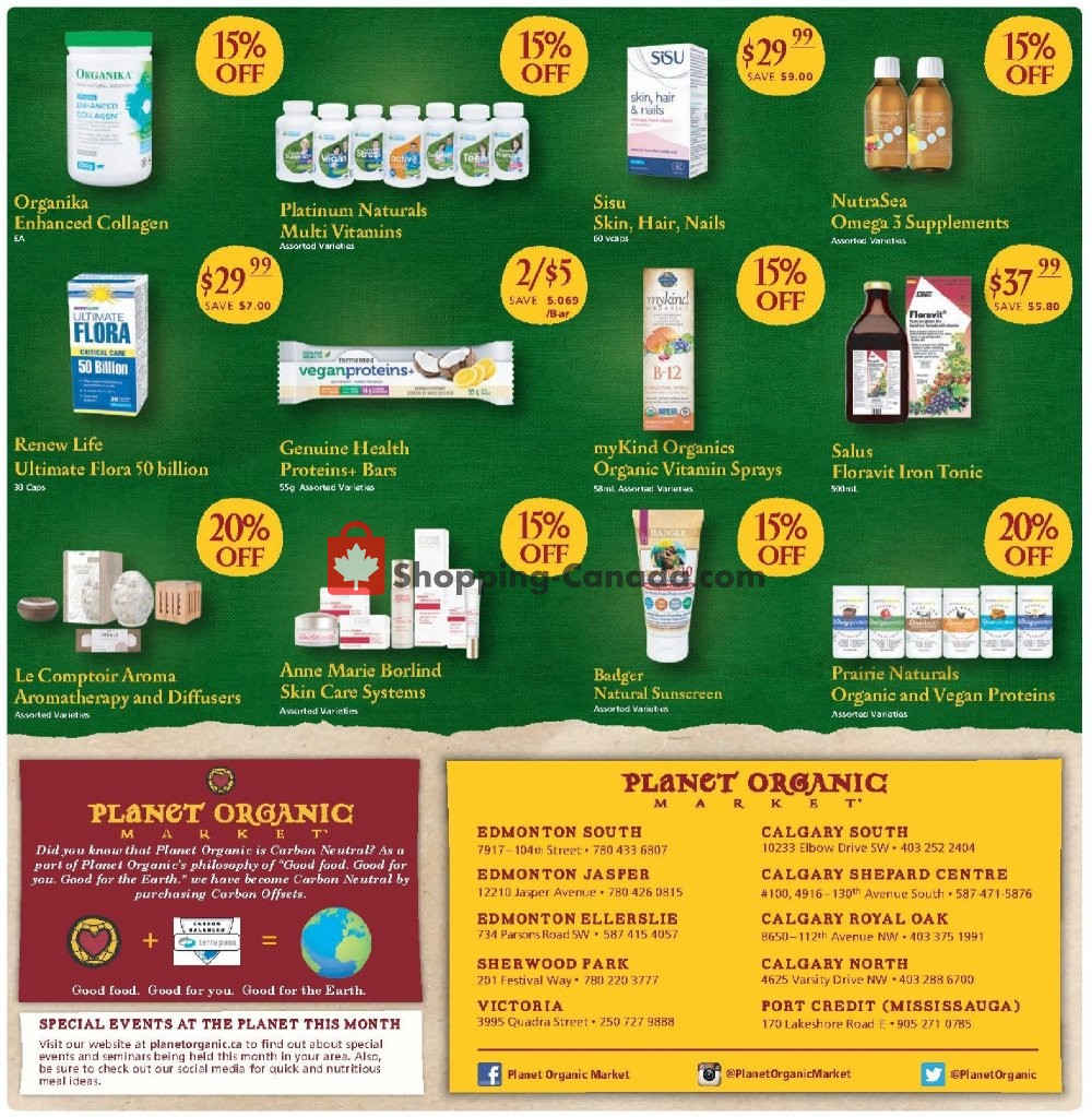 Planet Organic Market flyer from Wednesday May 1, 2019 to Tuesday May 28, 2019 - page 4