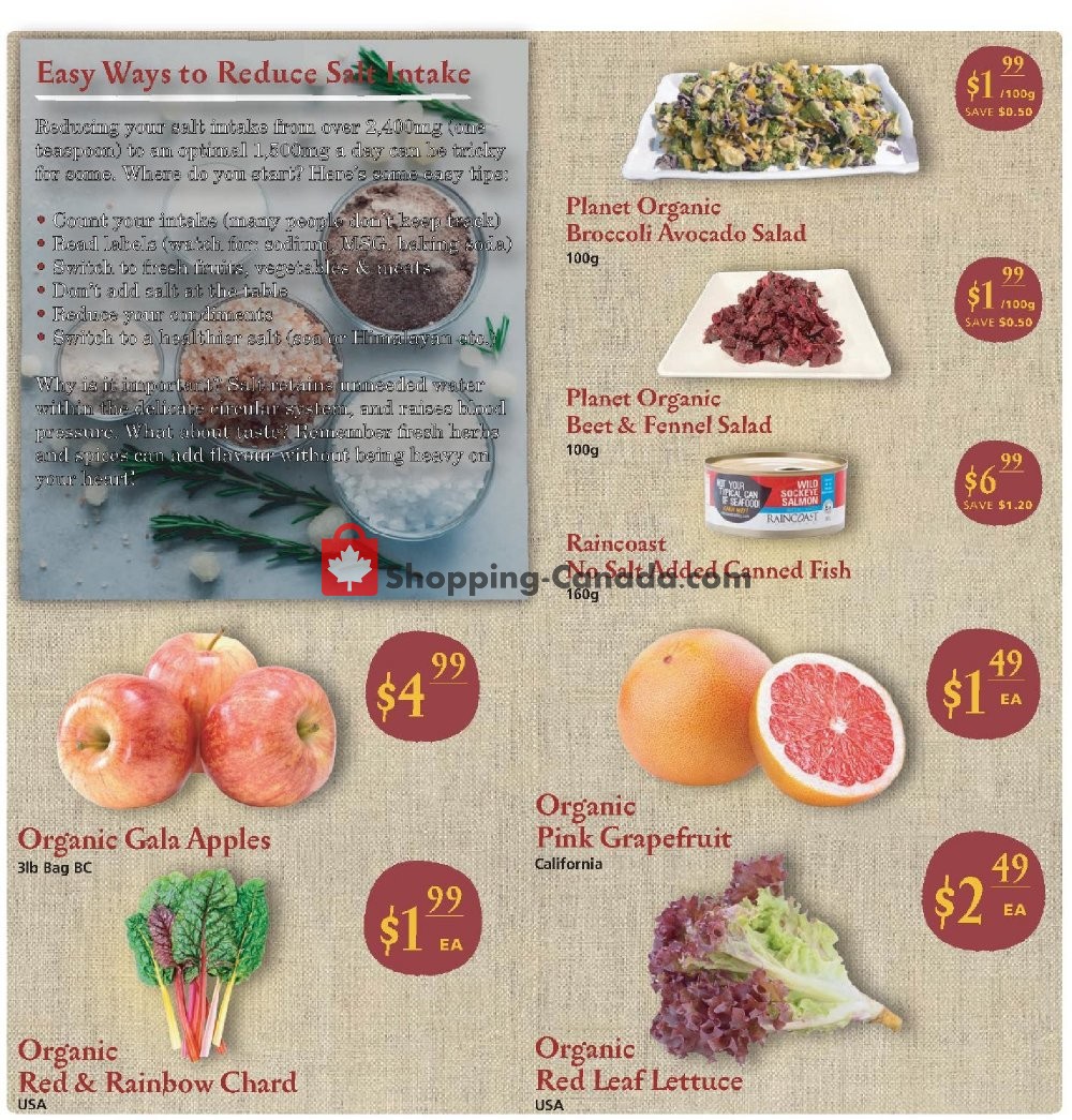 Planet Organic Market flyer from Wednesday January 30, 2019 to Tuesday February 26, 2019 - page 2