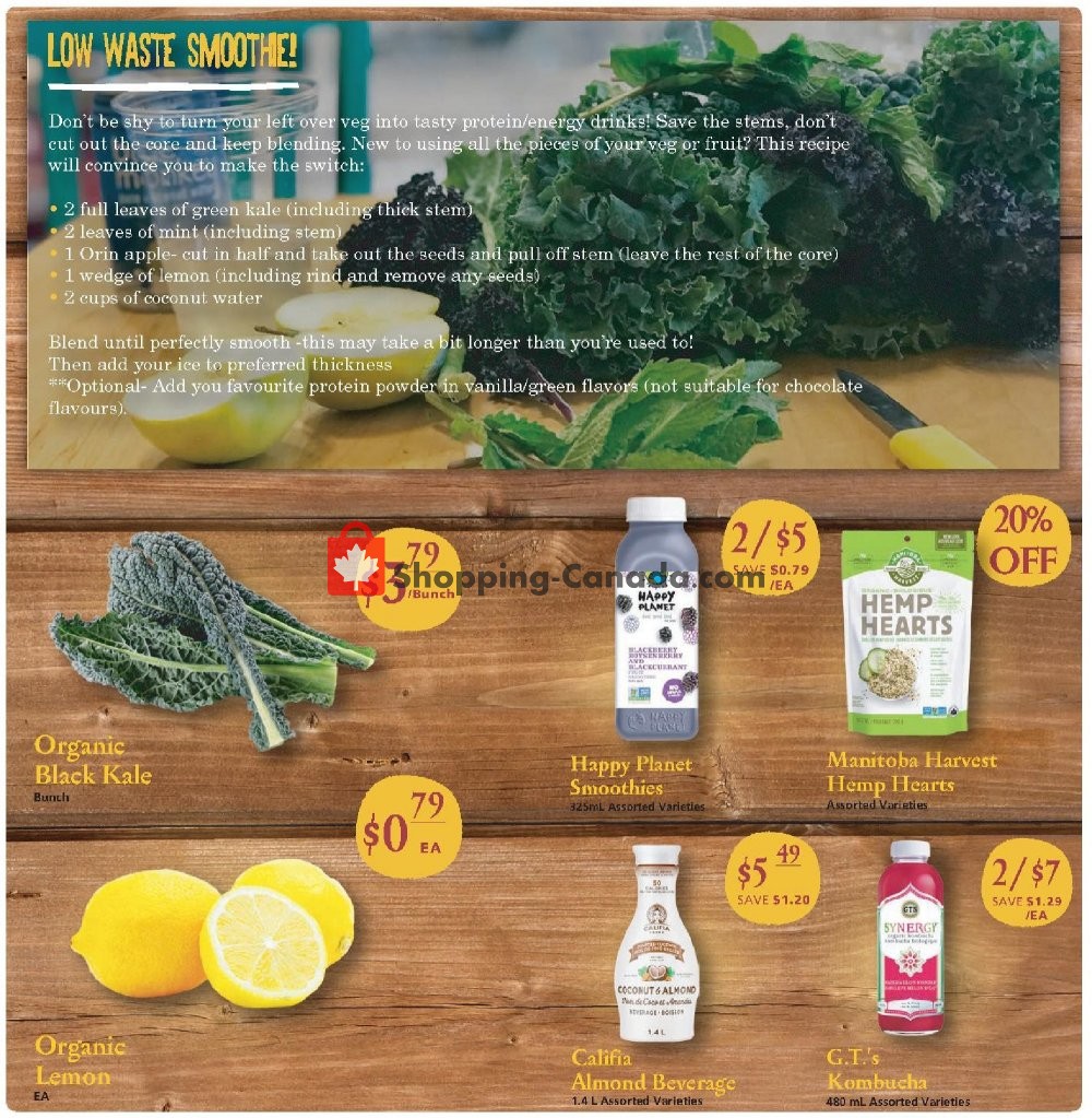 Planet Organic Market flyer from Wednesday April 3, 2019 to Tuesday April 30, 2019 - page 2