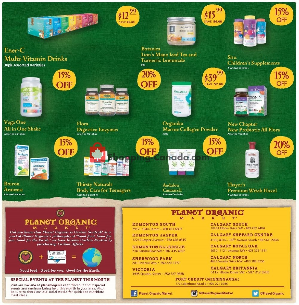 Planet Organic Market flyer from Wednesday July 31, 2019 to Tuesday August 27, 2019 - page 4