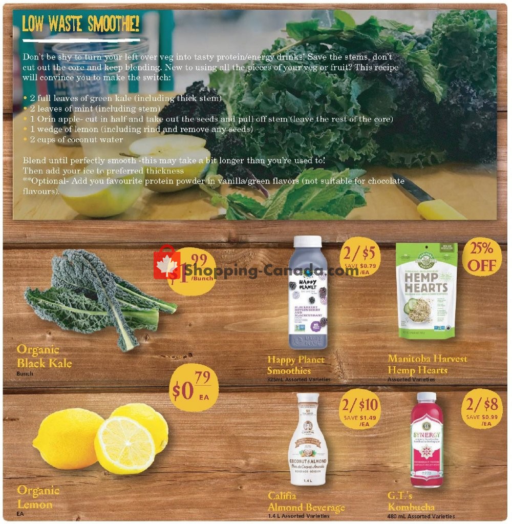 Planet Organic Market flyer from Wednesday April 3, 2019 to Tuesday April 30, 2019 - page 2