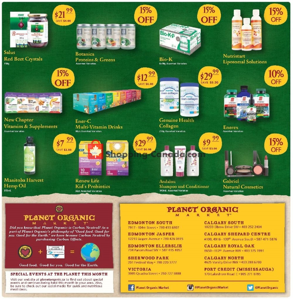 Planet Organic Market flyer from Wednesday February 27, 2019 to Tuesday April 2, 2019 - page 4