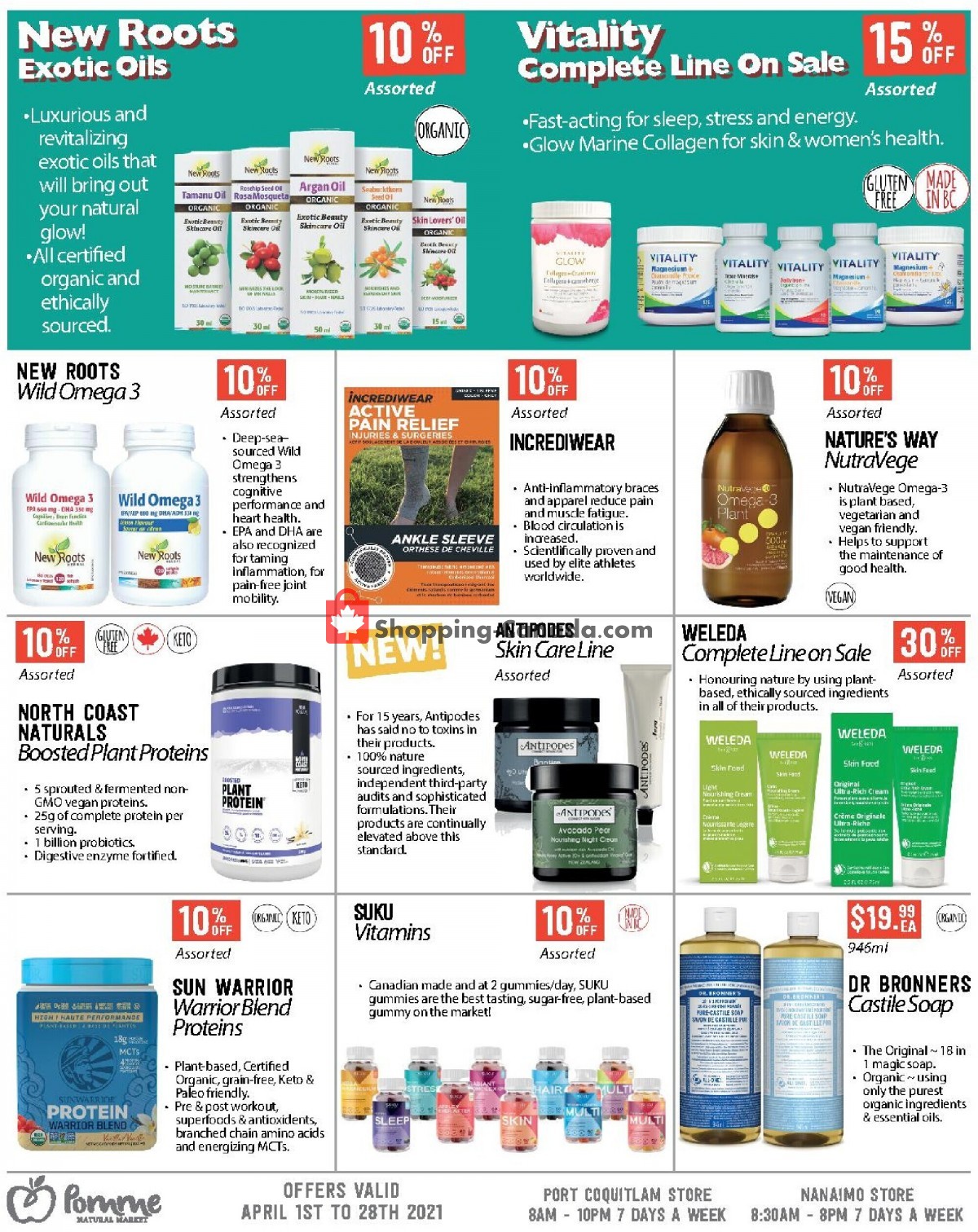 Pomme Natural Market flyer from Thursday April 1, 2021 to Wednesday April 28, 2021 - page 8