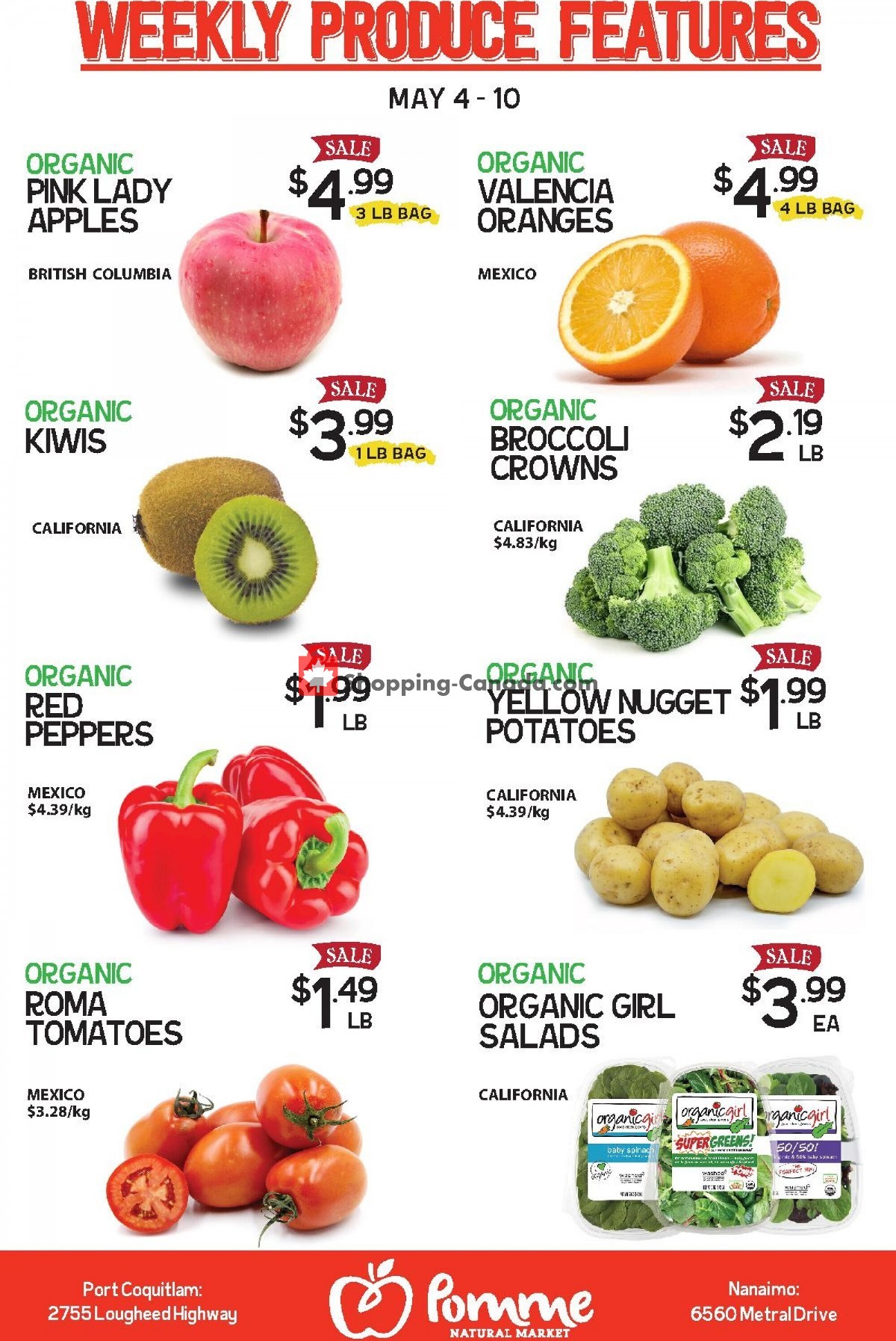 Pomme Natural Market flyer from Tuesday May 4, 2021 to Monday May 10, 2021 - page 1