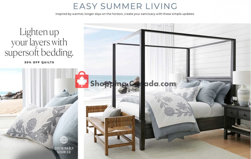 Pottery Barn Canada, flyer (Hot Deals) June 1 June 30, 2020
