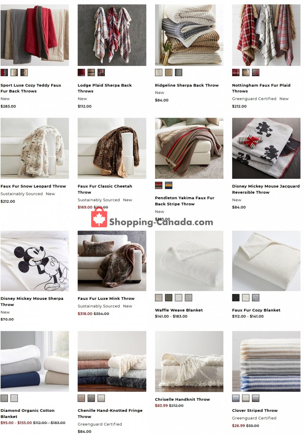 Pottery Barn Canada, flyer (Special Offer) November 1 November 30