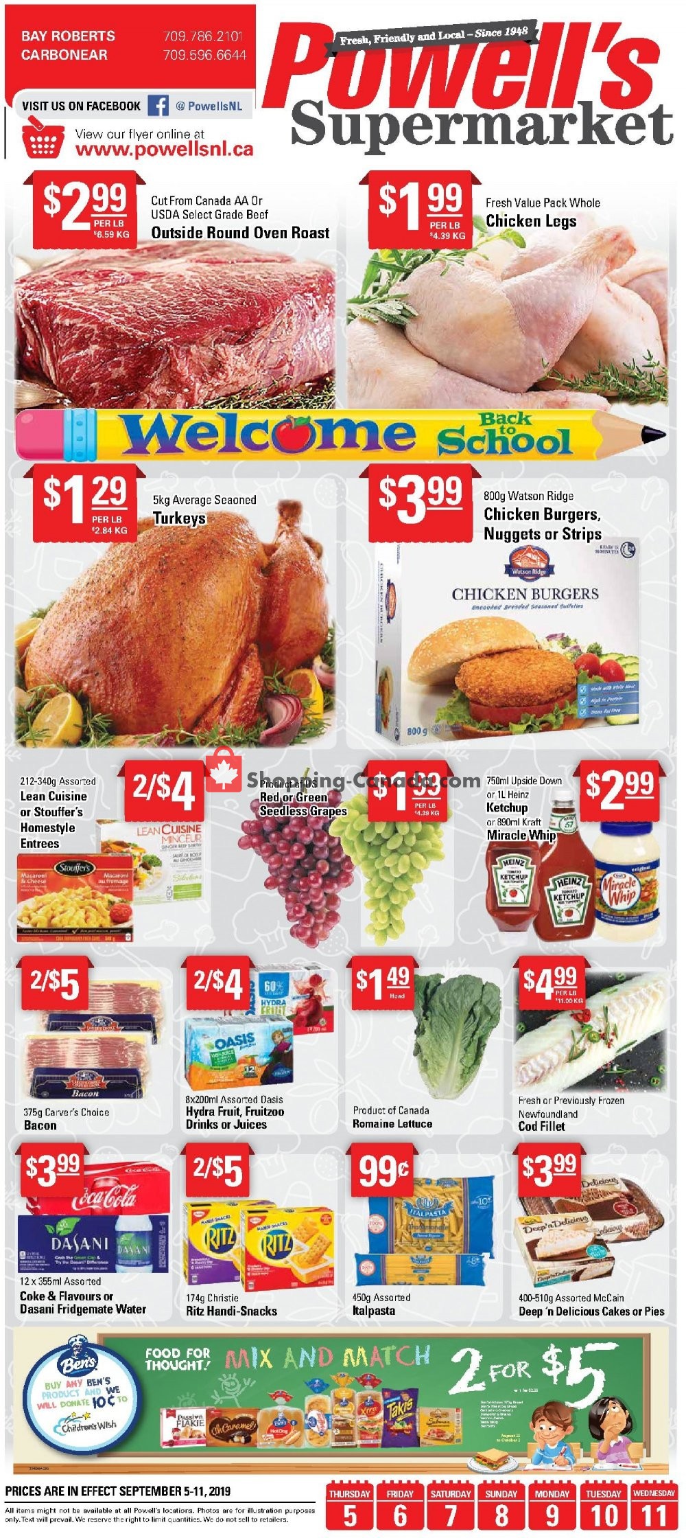 Powell's Supermarket flyer from Thursday September 5, 2019 to Wednesday September 11, 2019 - page 3