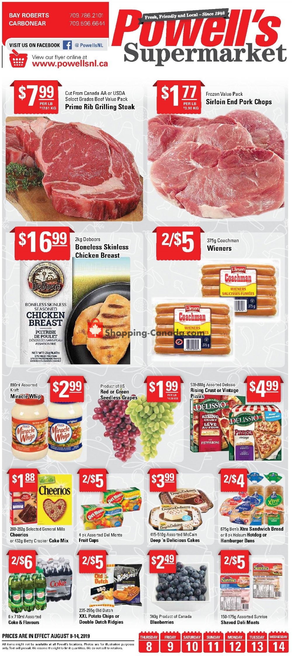 Powell's Supermarket flyer from Thursday August 8, 2019 to Wednesday August 14, 2019 - page 3