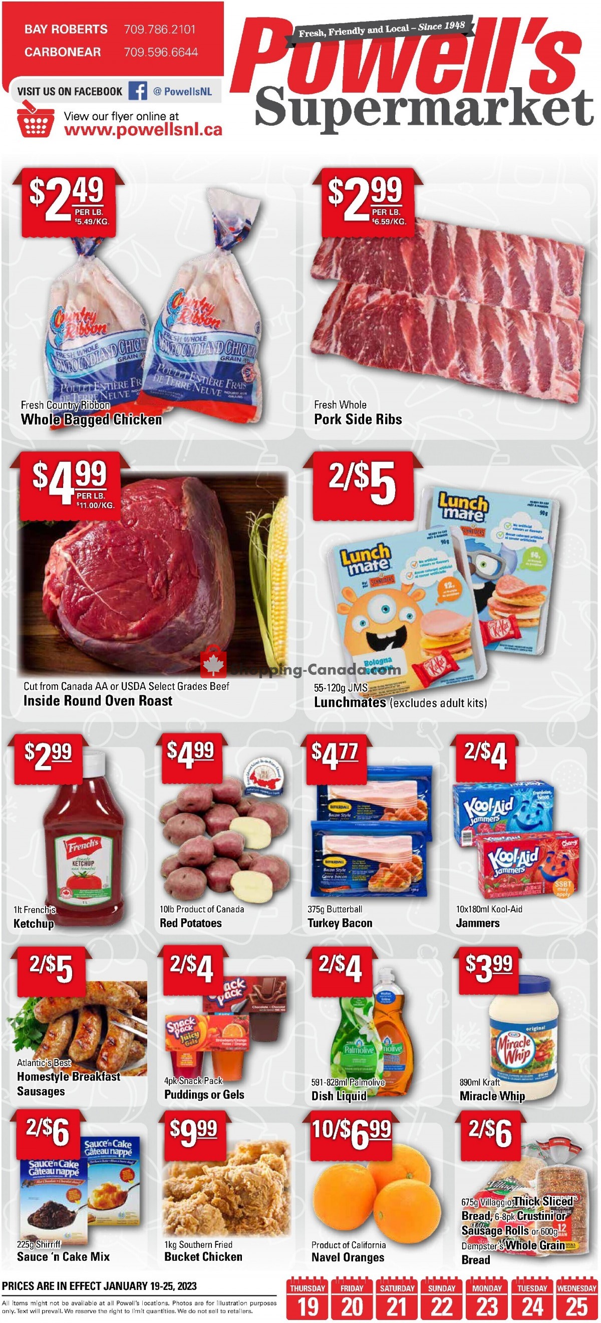 Powell's Supermarket flyer from Thursday January 19, 2023 to Wednesday January 25, 2023 - page 2