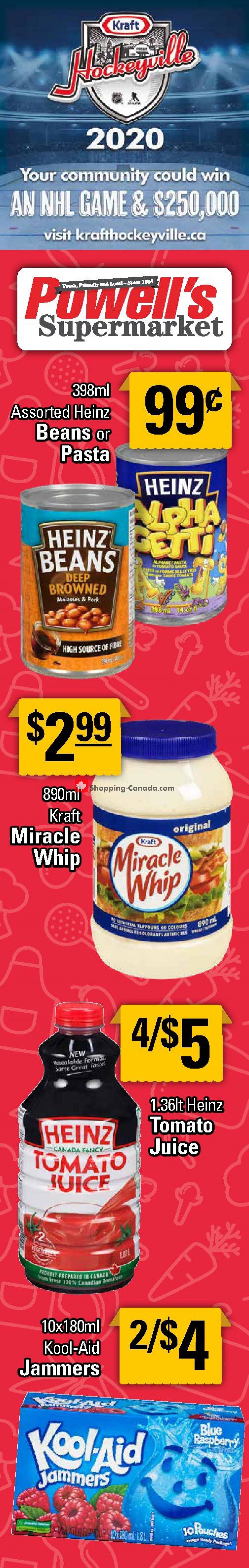 Powell's Supermarket flyer from Thursday January 30, 2020 to Wednesday February 5, 2020 - page 1
