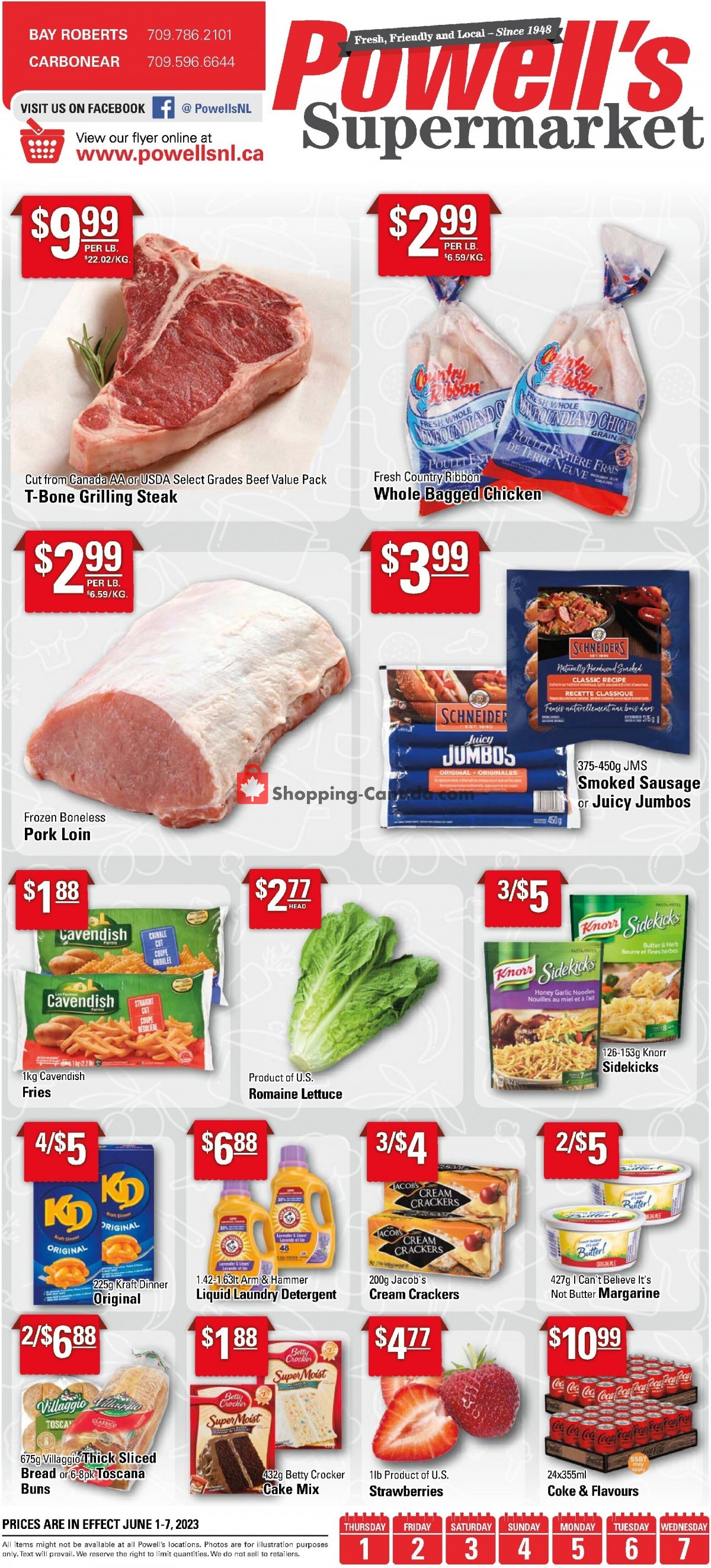 Powell's Supermarket Canada, flyer (Special Offer) June 1 June 7