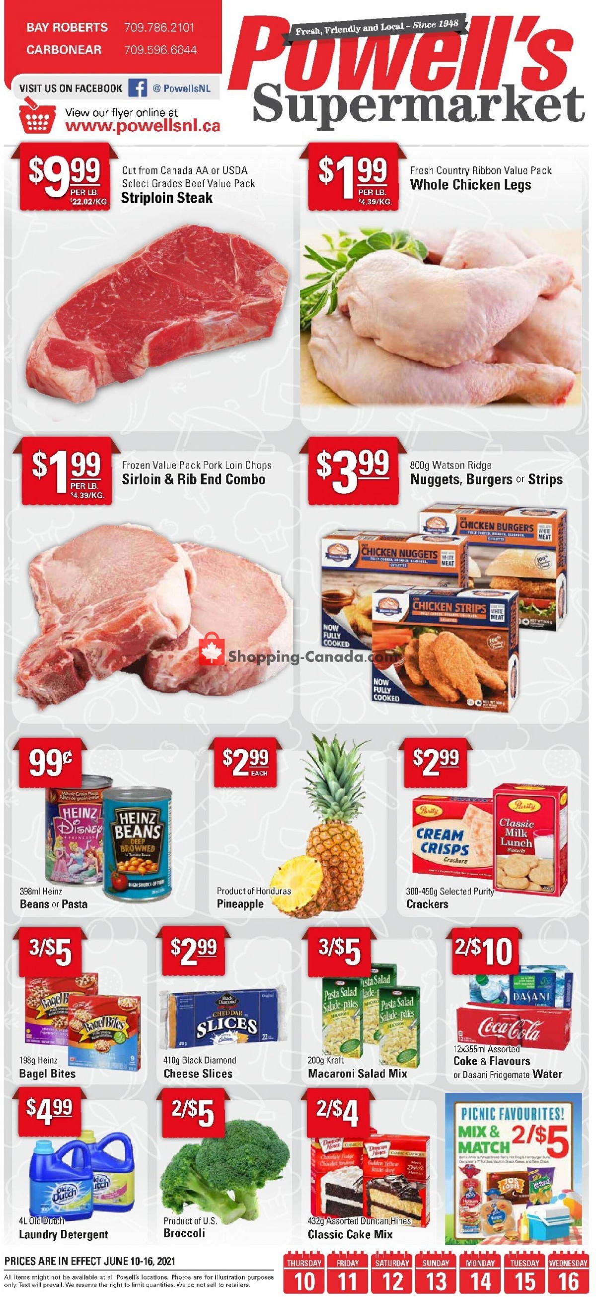 Powell's Supermarket flyer from Thursday June 10, 2021 to Wednesday June 16, 2021 - page 1