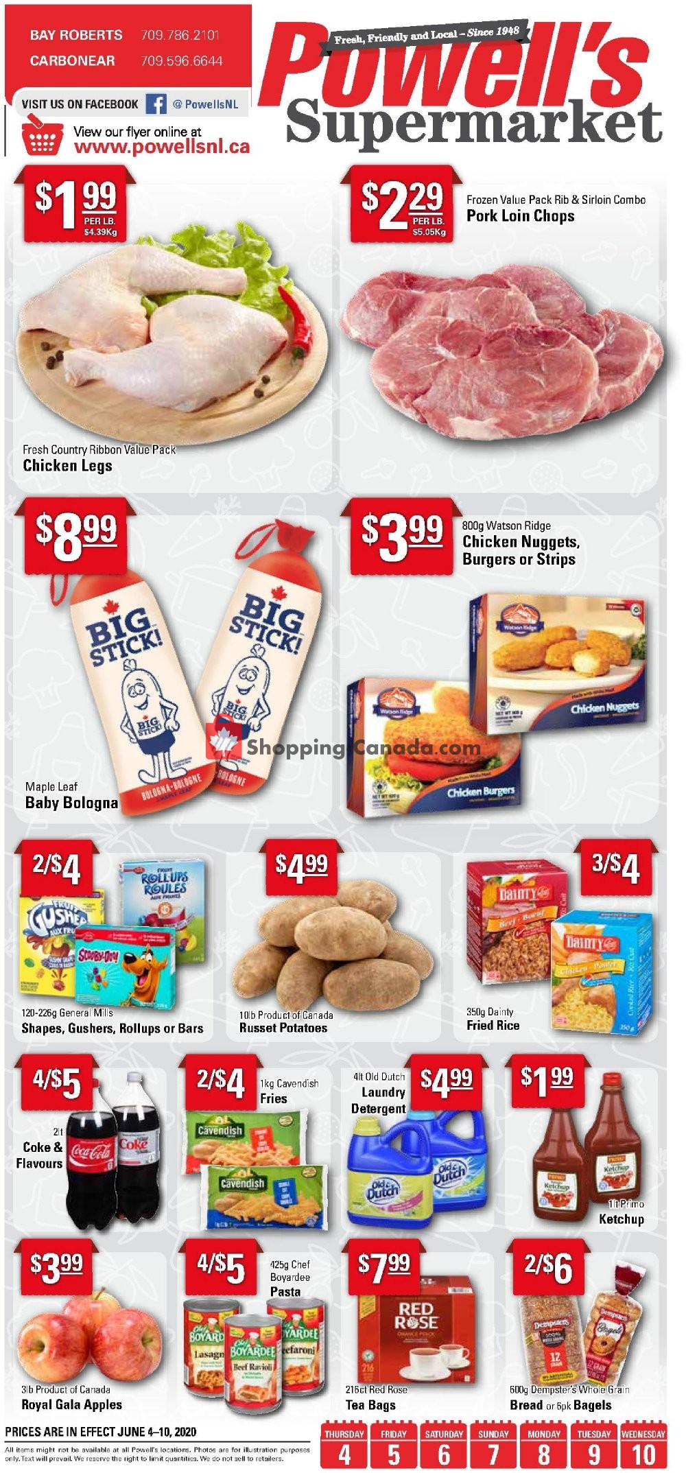 Powell's Supermarket flyer from Thursday June 4, 2020 to Wednesday June 10, 2020 - page 1