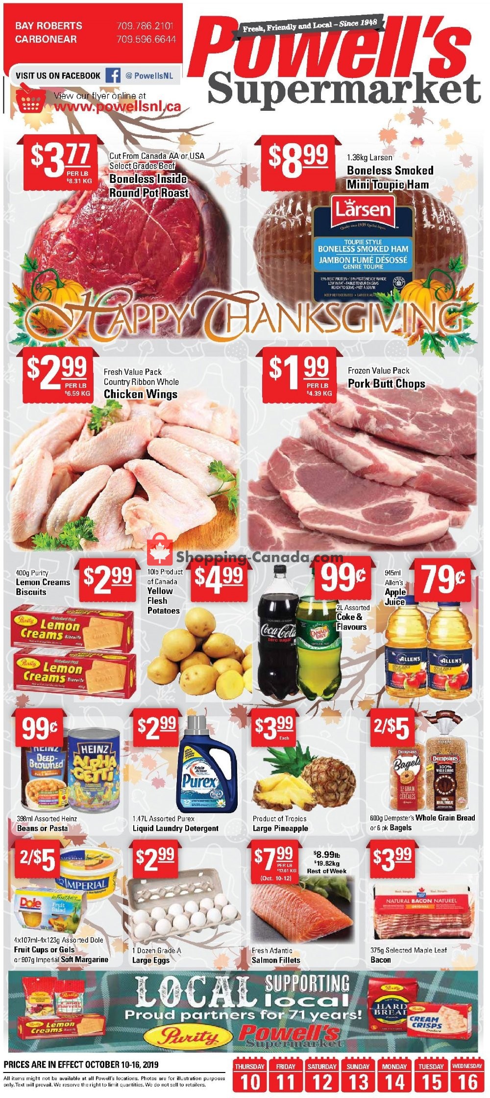Powell's Supermarket flyer from Thursday October 10, 2019 to Wednesday October 16, 2019 - page 3