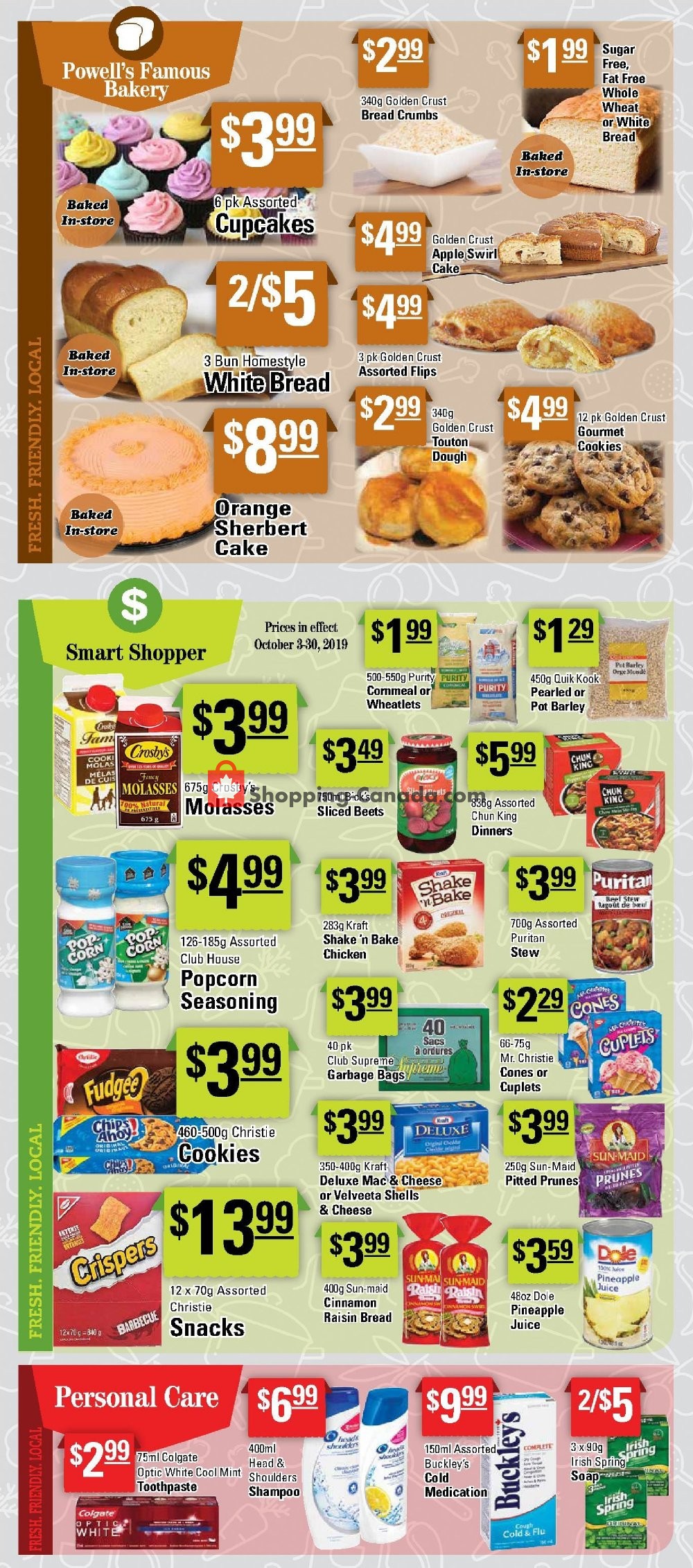 Powell's Supermarket flyer from Thursday October 3, 2019 to Wednesday October 9, 2019 - page 4