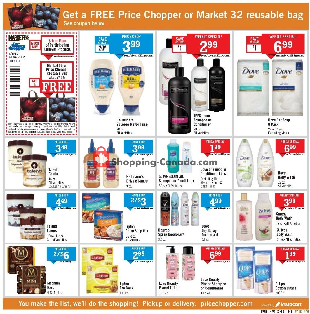 Price Chopper flyer from Sunday November 8, 2020 to Saturday November 14, 2020 - page 18