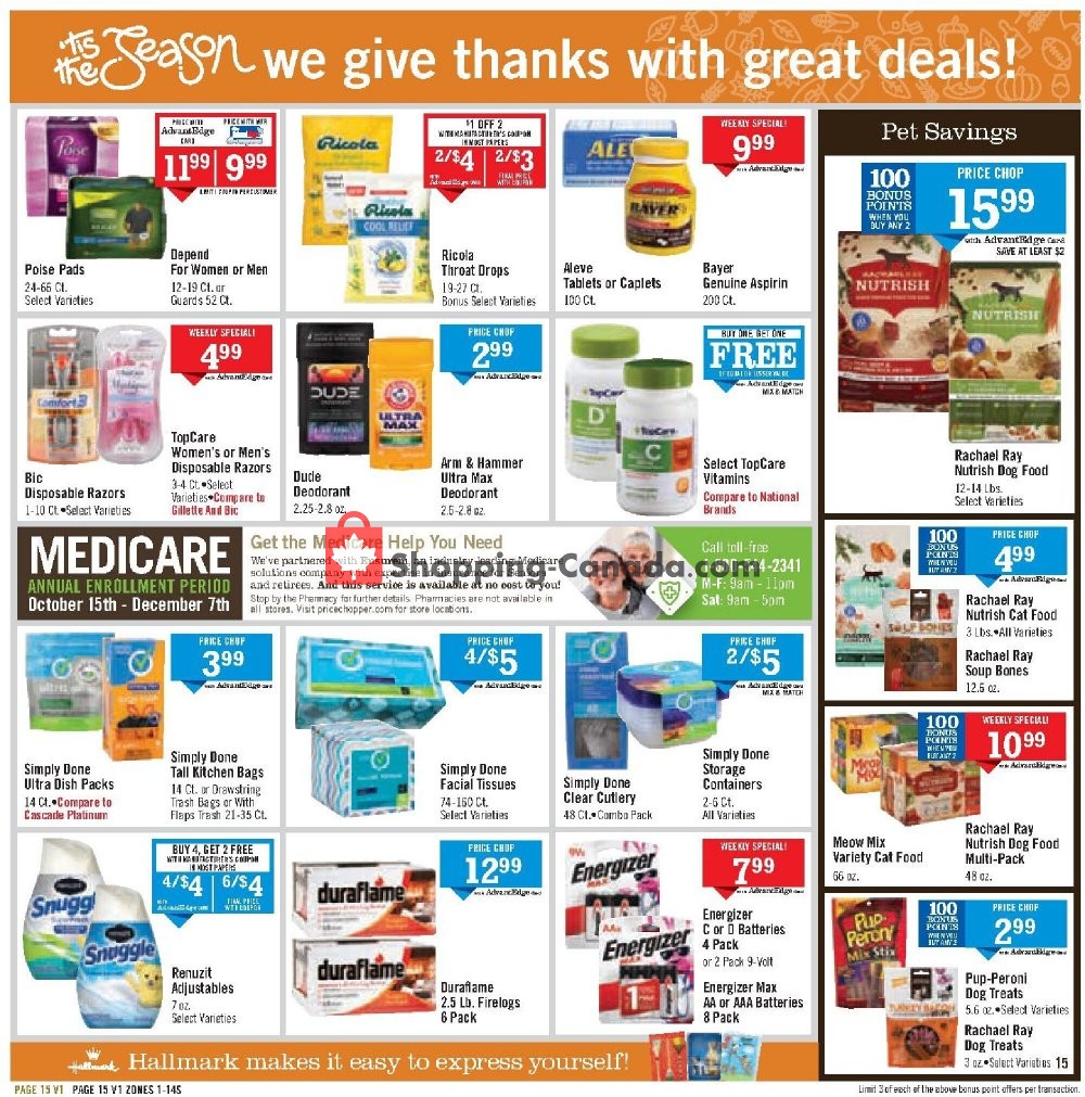 Price Chopper flyer from Sunday November 8, 2020 to Saturday November 14, 2020 - page 19