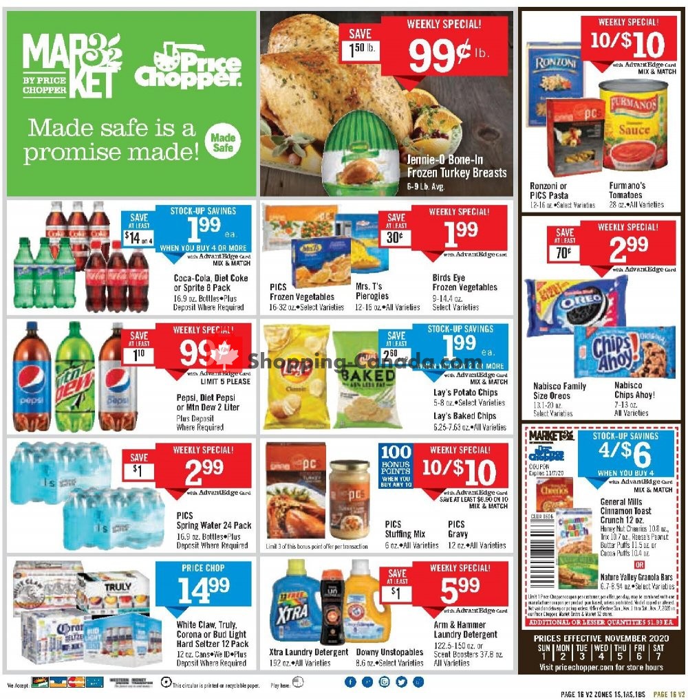 Price Chopper flyer from Sunday November 1, 2020 to Saturday November 7, 2020 - page 20