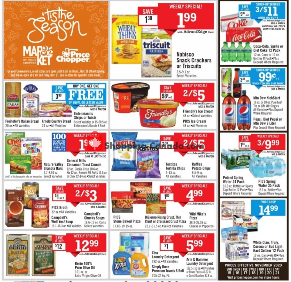 Price Chopper flyer from Sunday November 15, 2020 to Saturday November 21, 2020 - page 18