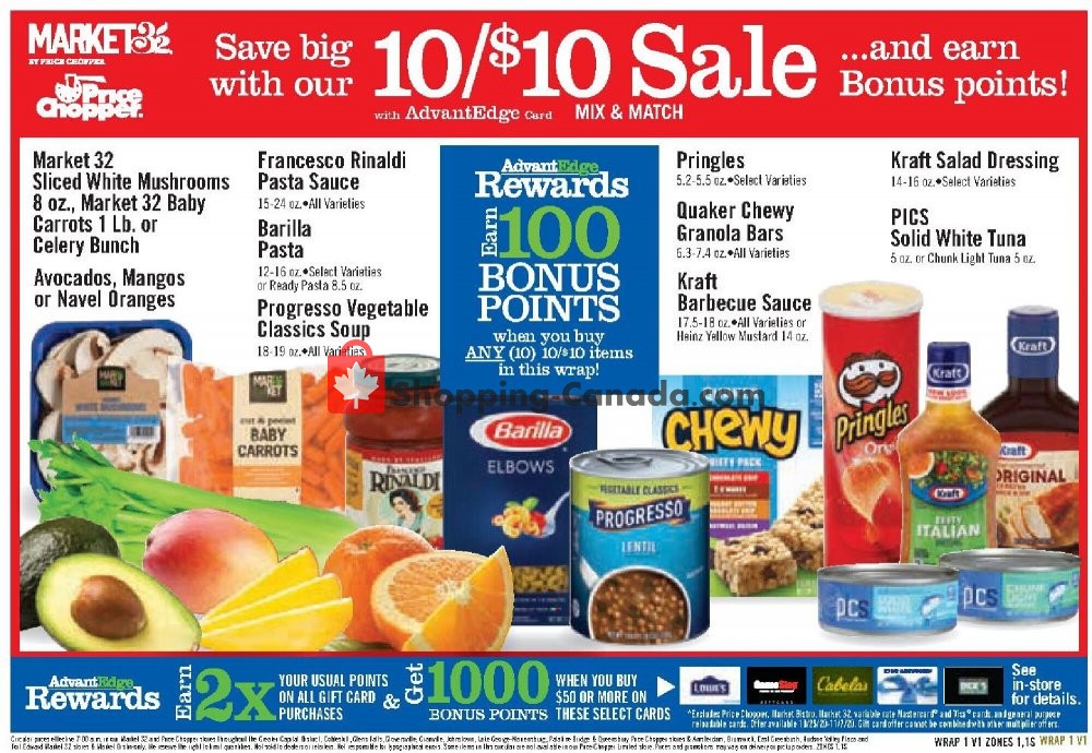 Price Chopper flyer from Sunday October 25, 2020 to Saturday October 31, 2020 - page 1