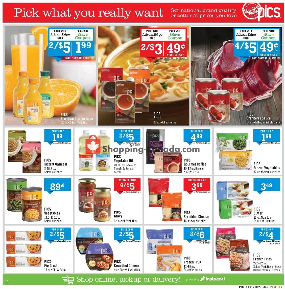 Price Chopper flyer from Sunday October 25, 2020 to Saturday October 31, 2020 - page 14