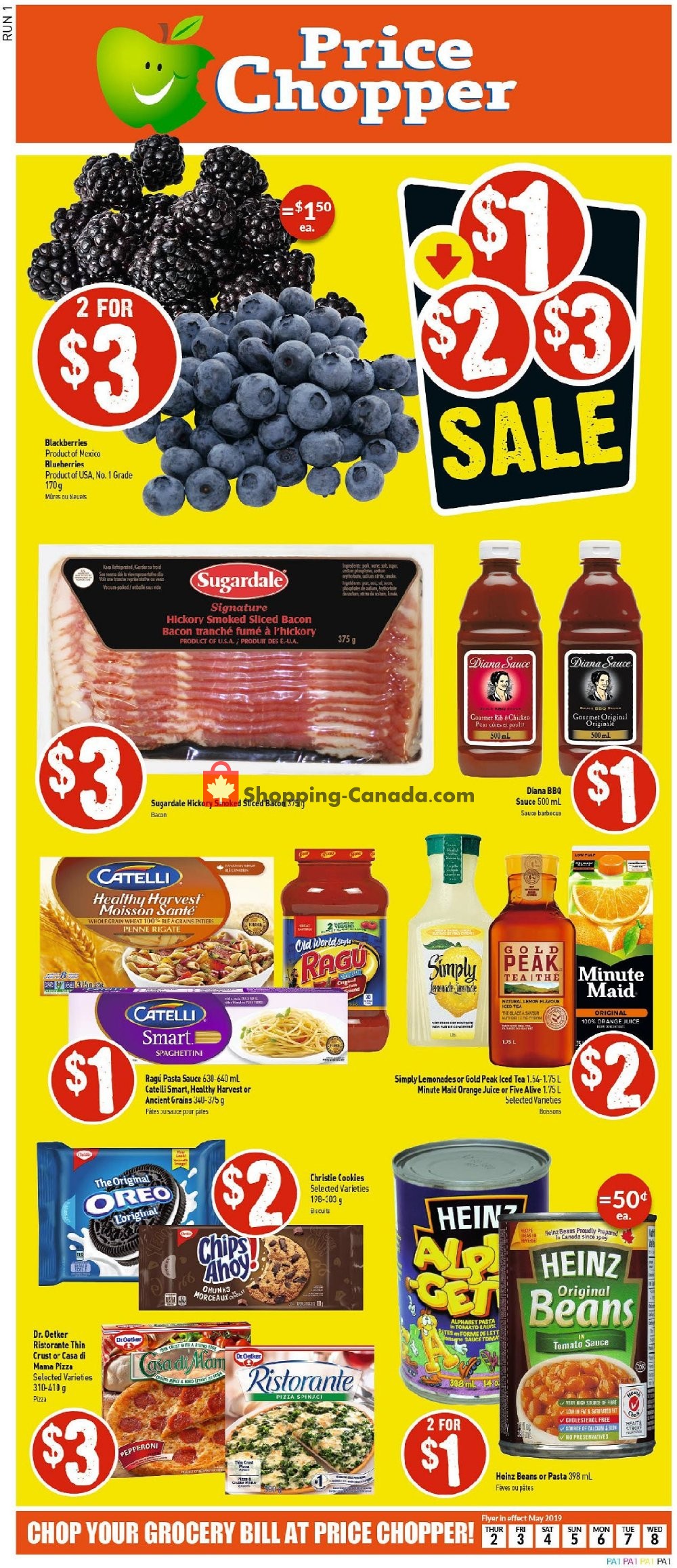Price Chopper flyer from Thursday May 2, 2019 to Wednesday May 8, 2019 - page 1