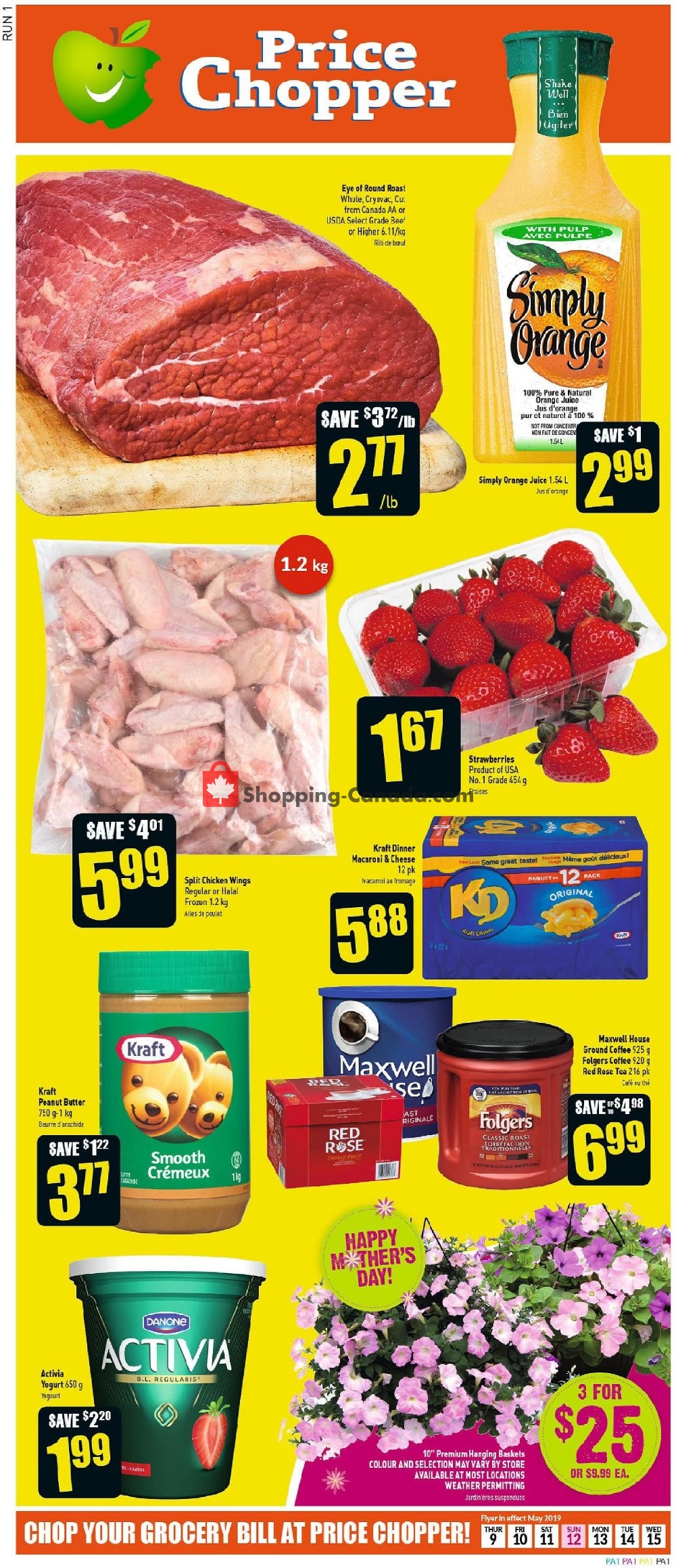 Price Chopper flyer from Thursday May 9, 2019 to Wednesday May 15, 2019 - page 1