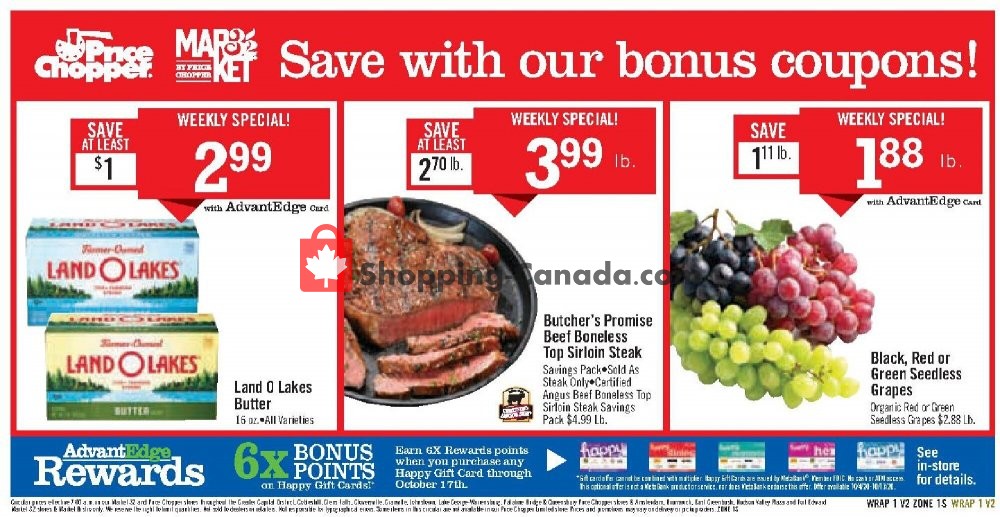 Price Chopper flyer from Sunday October 11, 2020 to Saturday October 17, 2020 - page 1