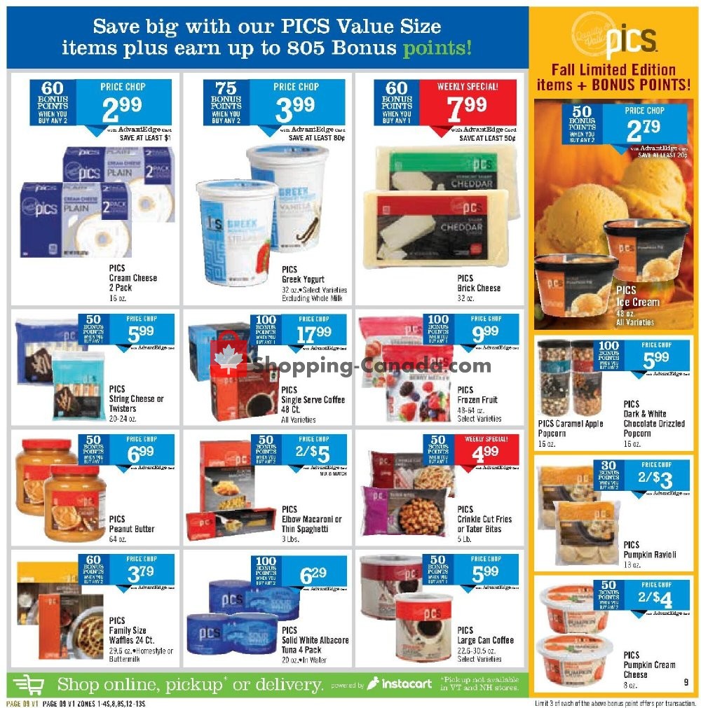 Price Chopper flyer from Sunday October 11, 2020 to Saturday October 17, 2020 - page 13