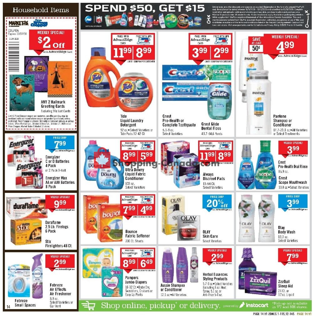 Price Chopper flyer from Sunday October 11, 2020 to Saturday October 17, 2020 - page 18