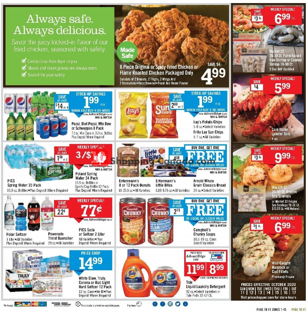 Price Chopper flyer from Sunday October 11, 2020 to Saturday October 17, 2020 - page 20