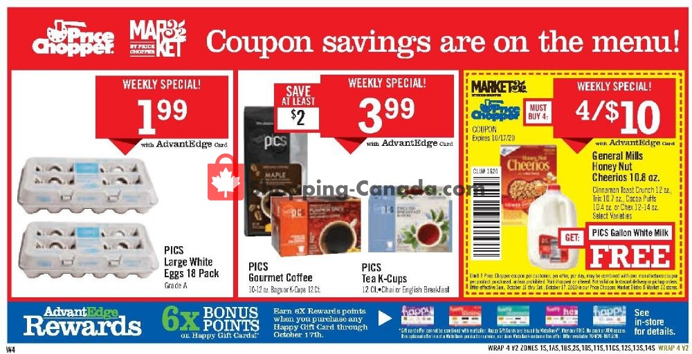 Price Chopper flyer from Sunday October 11, 2020 to Saturday October 17, 2020 - page 4