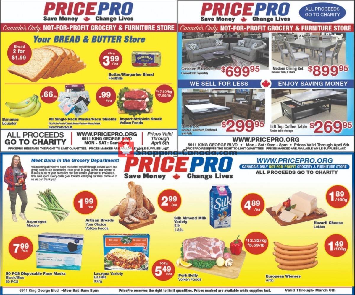 Price Pro flyer from Wednesday March 31, 2021 to Tuesday April 6, 2021 - page 1