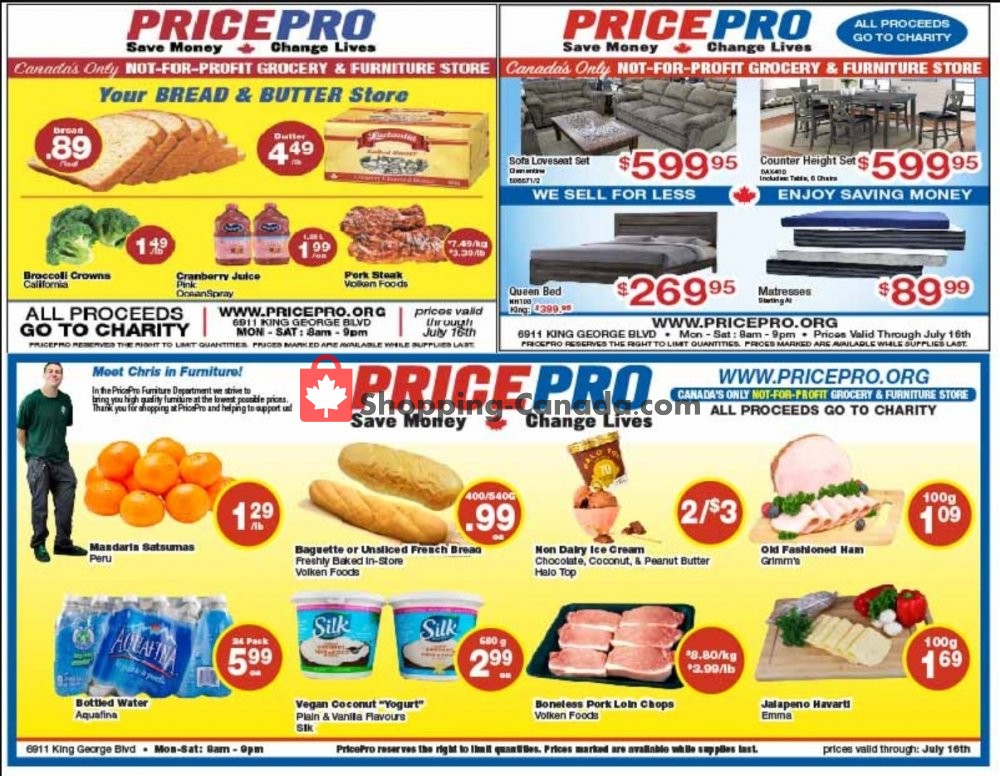 Price Pro flyer from Wednesday July 10, 2019 to Tuesday July 16, 2019 - page 1