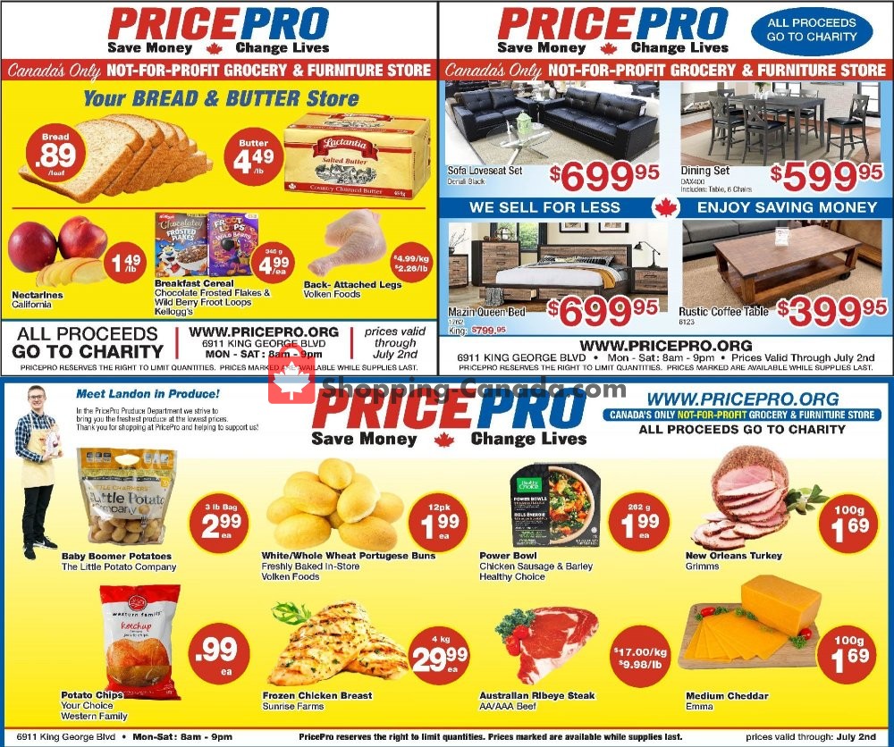 Price Pro flyer from Wednesday June 26, 2019 to Tuesday July 2, 2019 - page 1