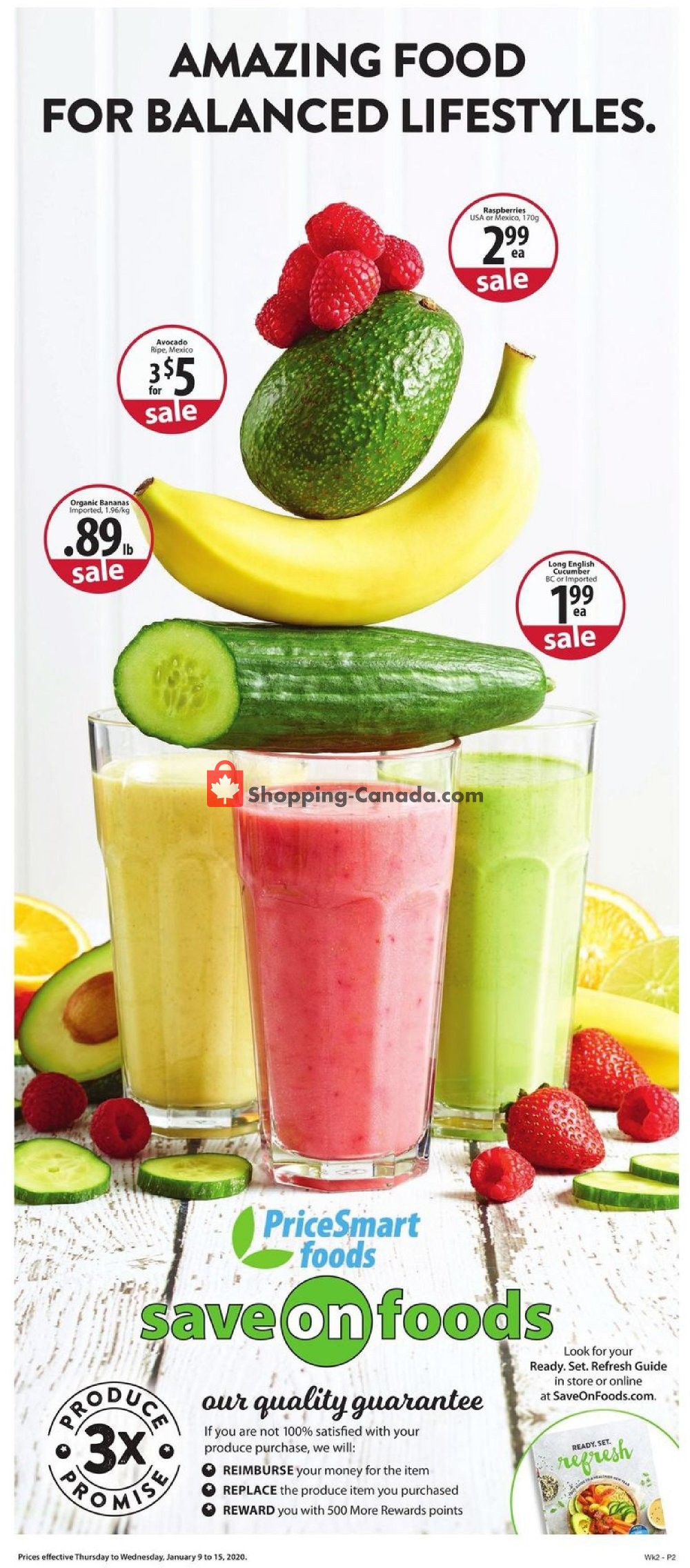 PriceSmart Foods flyer from Thursday January 9, 2020 to Wednesday January 15, 2020 - page 1