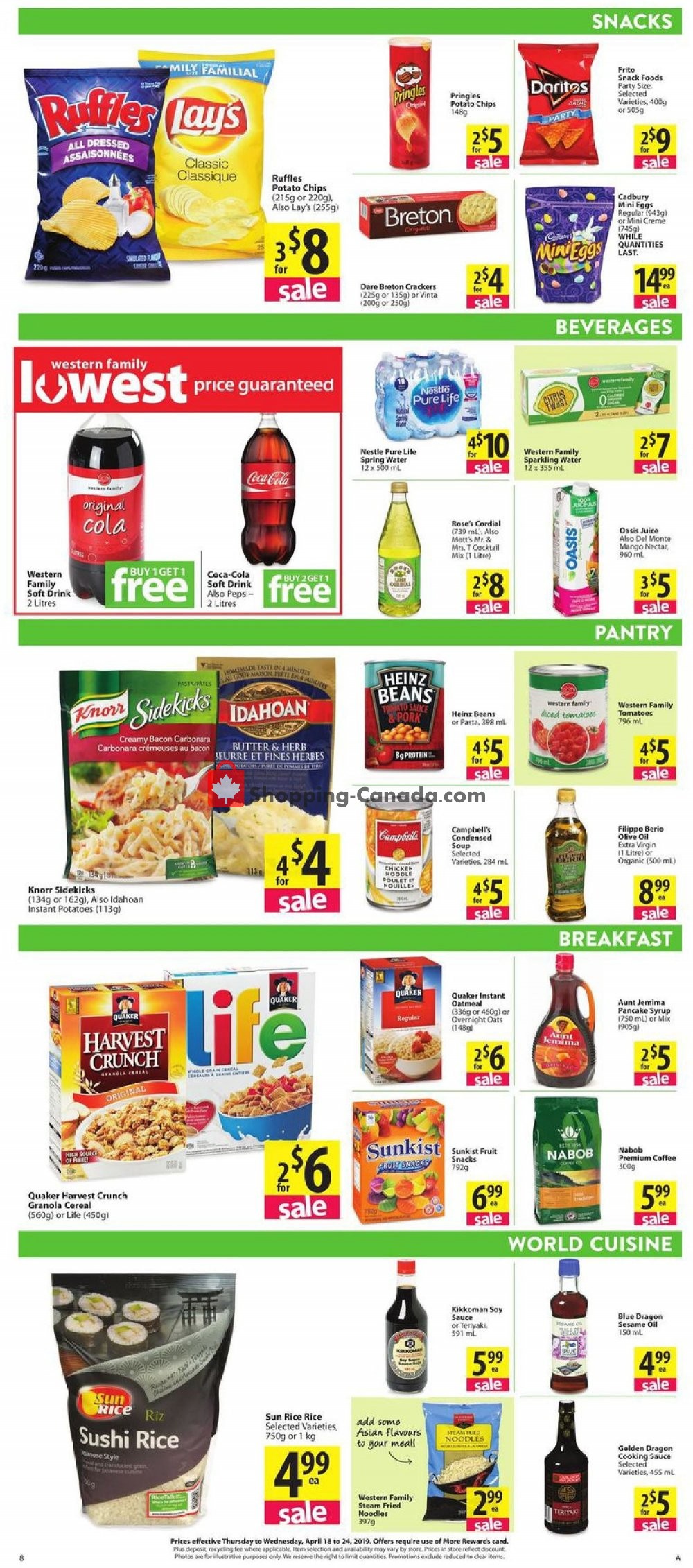 PriceSmart Foods flyer from Thursday April 18, 2019 to Wednesday April 24, 2019 - page 10