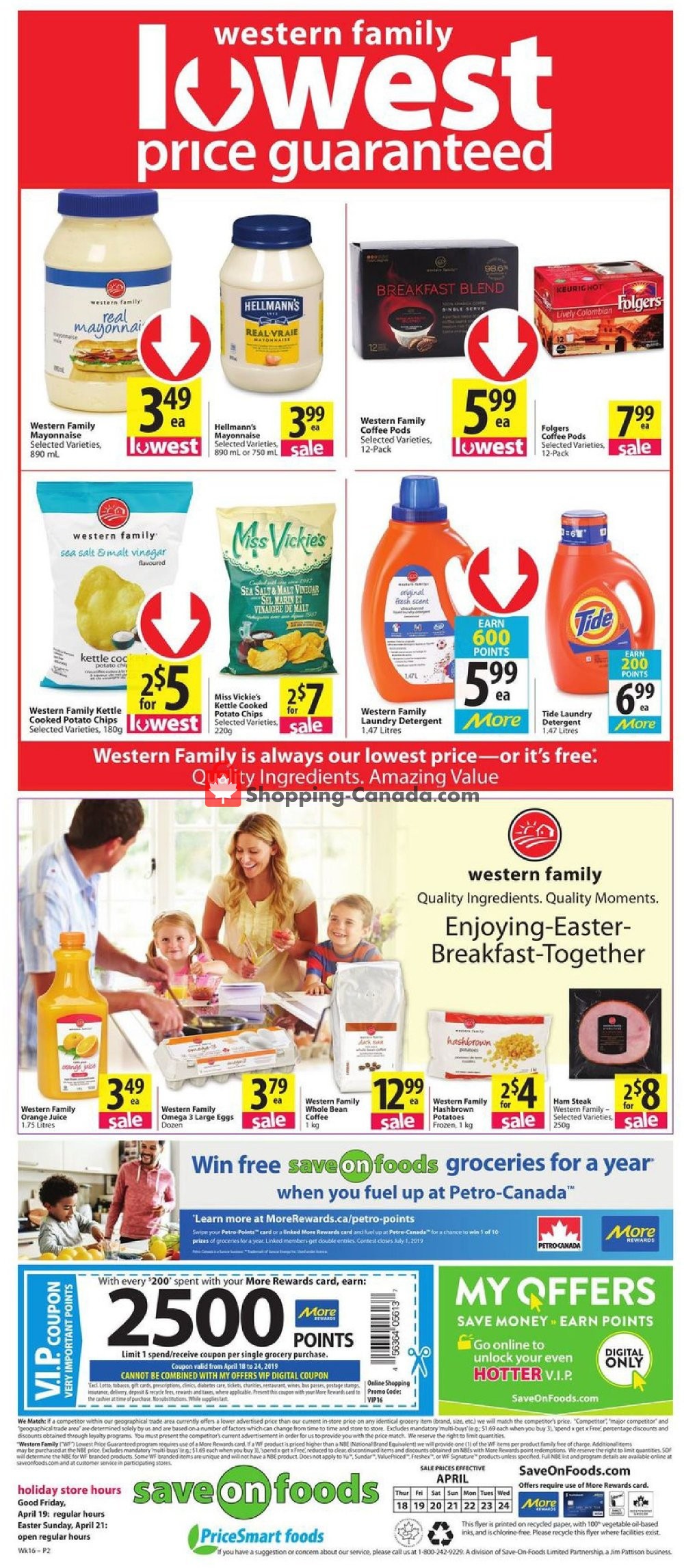 PriceSmart Foods flyer from Thursday April 18, 2019 to Wednesday April 24, 2019 - page 14