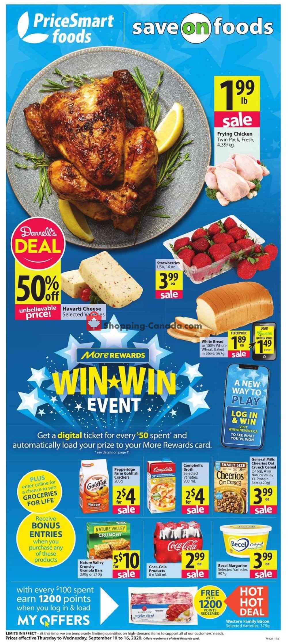 PriceSmart Foods Canada, flyer (Special Offer) September 10