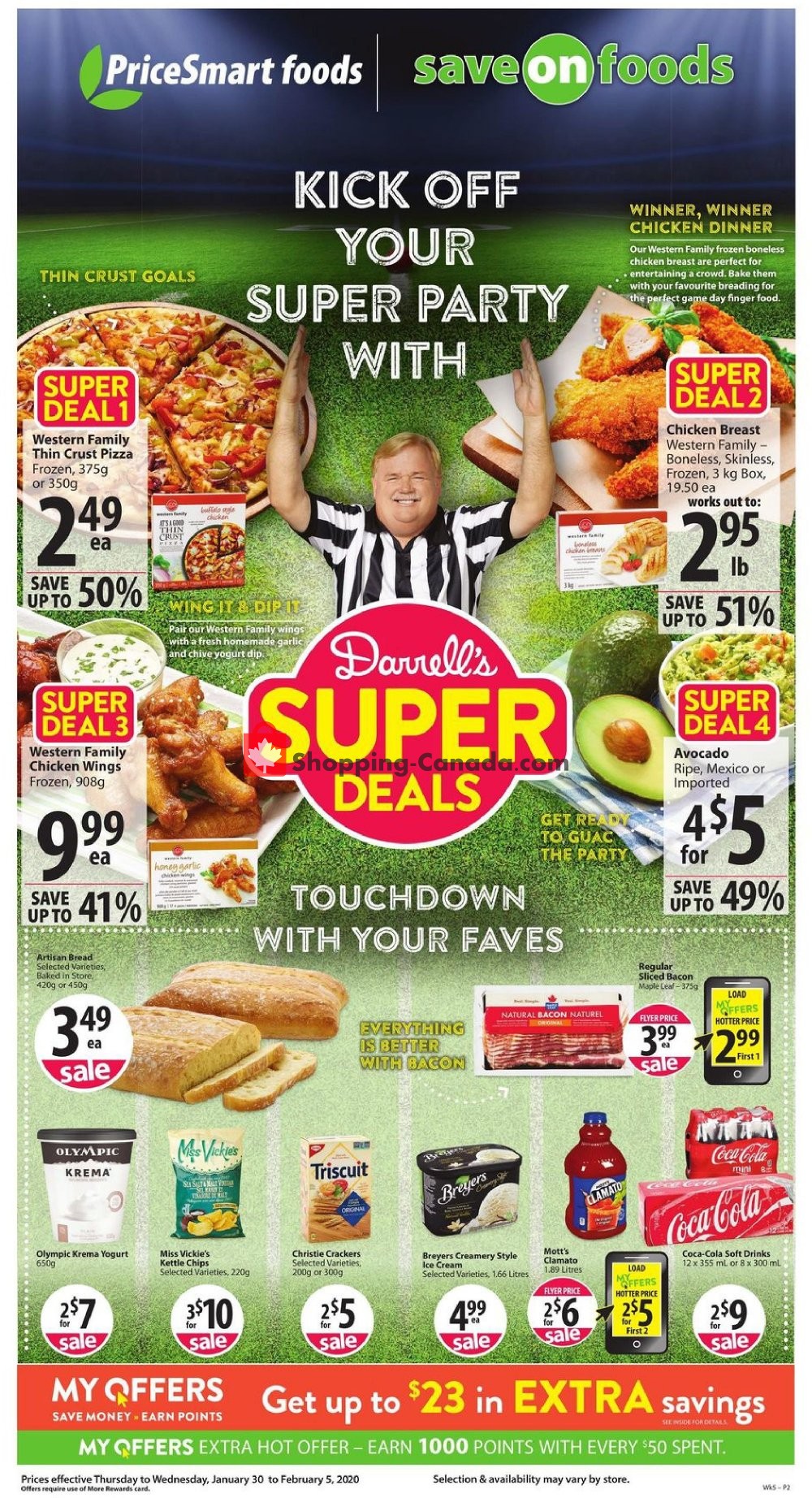 PriceSmart Foods flyer from Thursday January 30, 2020 to Wednesday February 5, 2020 - page 1