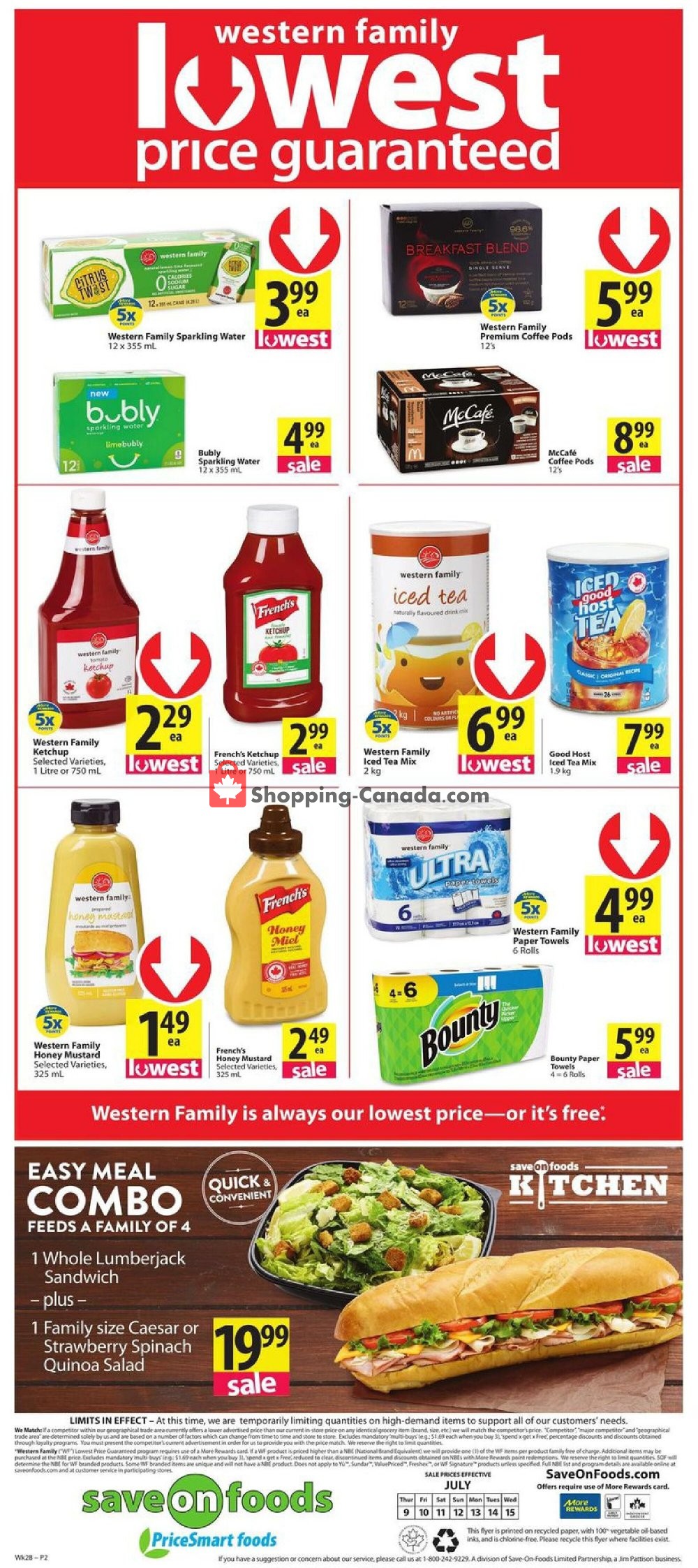PriceSmart Foods flyer from Thursday July 9, 2020 to Wednesday July 15, 2020 - page 12