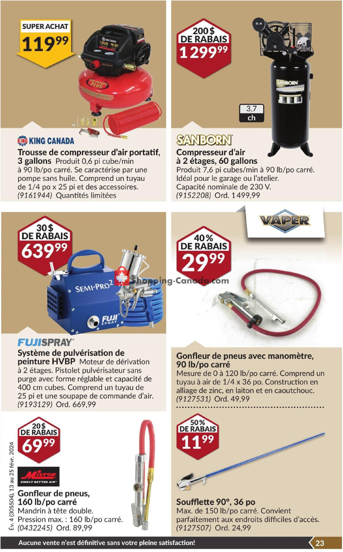 Princess Auto flyer from Tuesday February 13, 2024 to Sunday February 25, 2024 - page 28