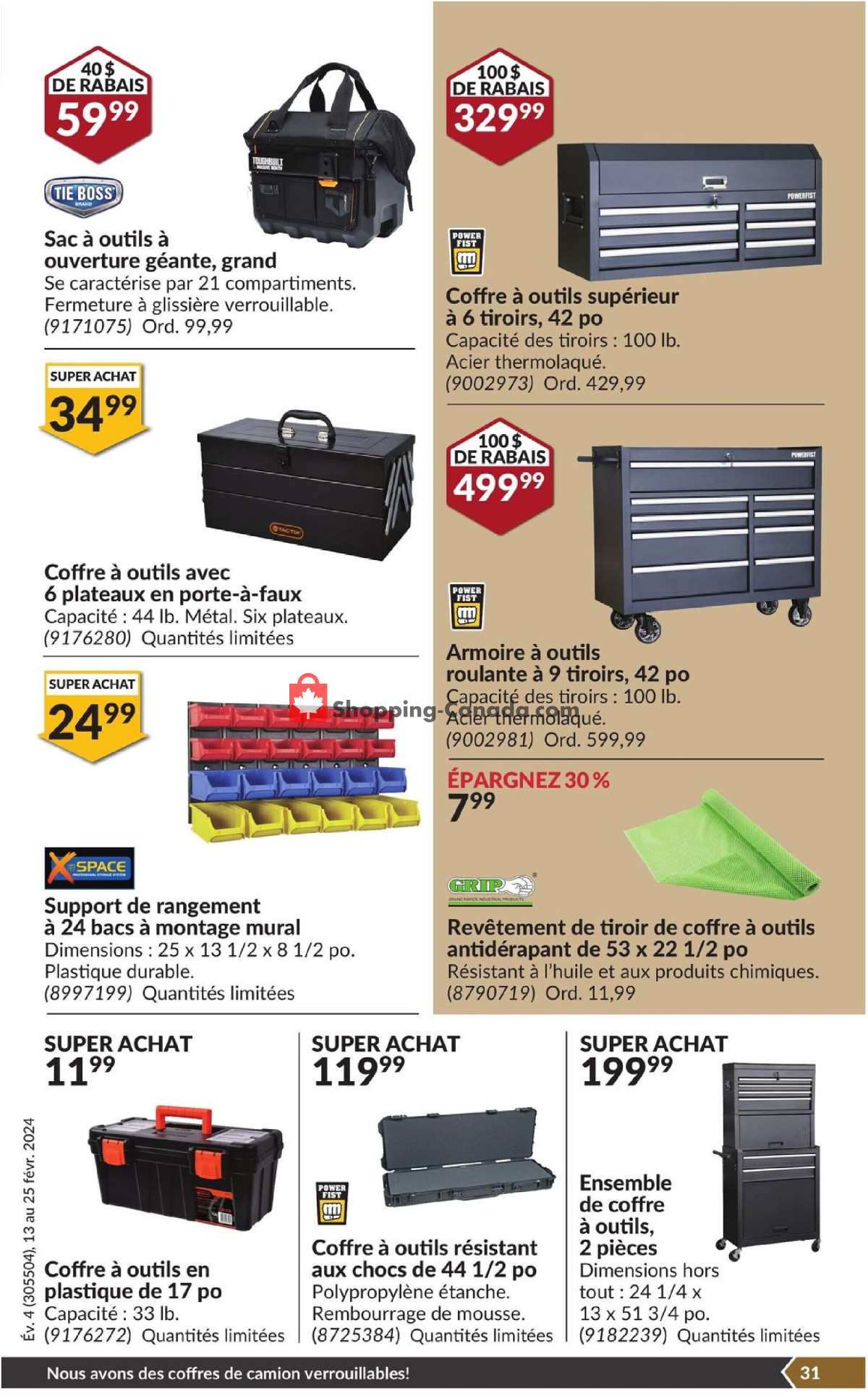 Princess Auto flyer from Tuesday February 13, 2024 to Sunday February 25, 2024 - page 36