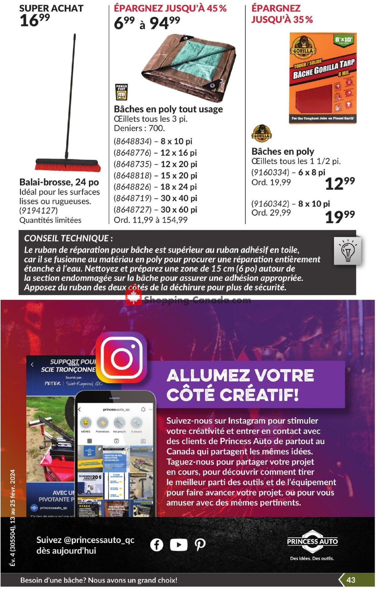 Princess Auto flyer from Tuesday February 13, 2024 to Sunday February 25, 2024 - page 48