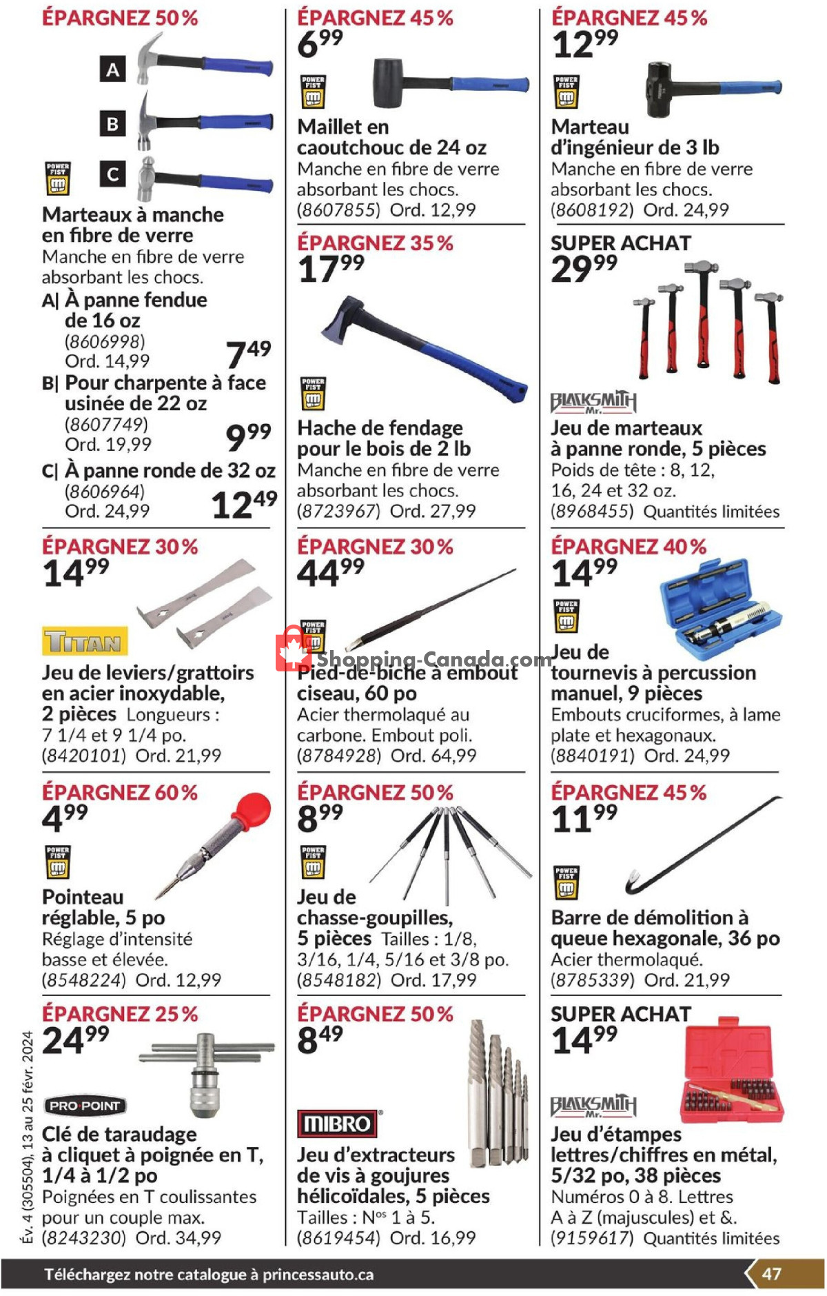 Princess Auto flyer from Tuesday February 13, 2024 to Sunday February 25, 2024 - page 52