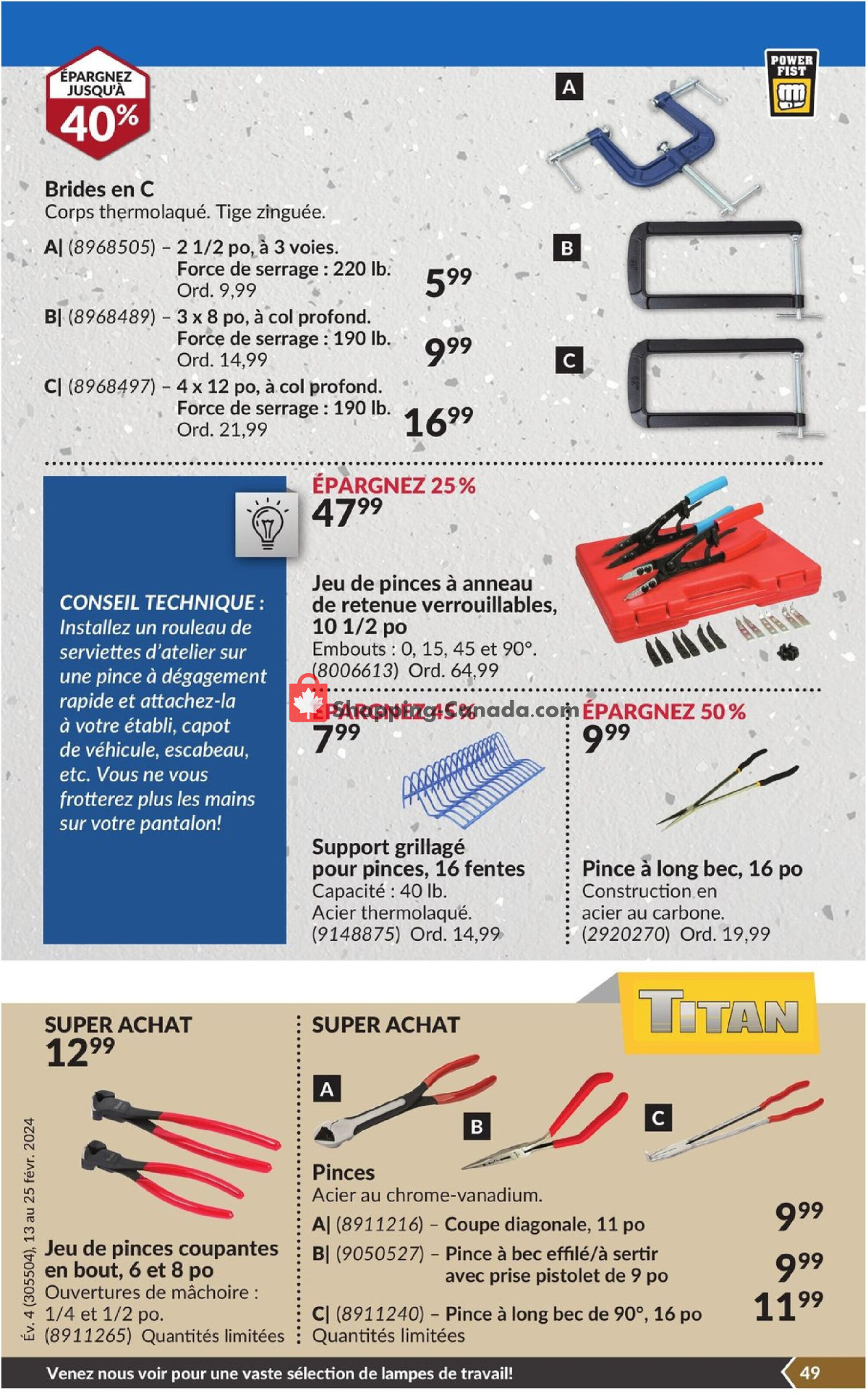 Princess Auto flyer from Tuesday February 13, 2024 to Sunday February 25, 2024 - page 54