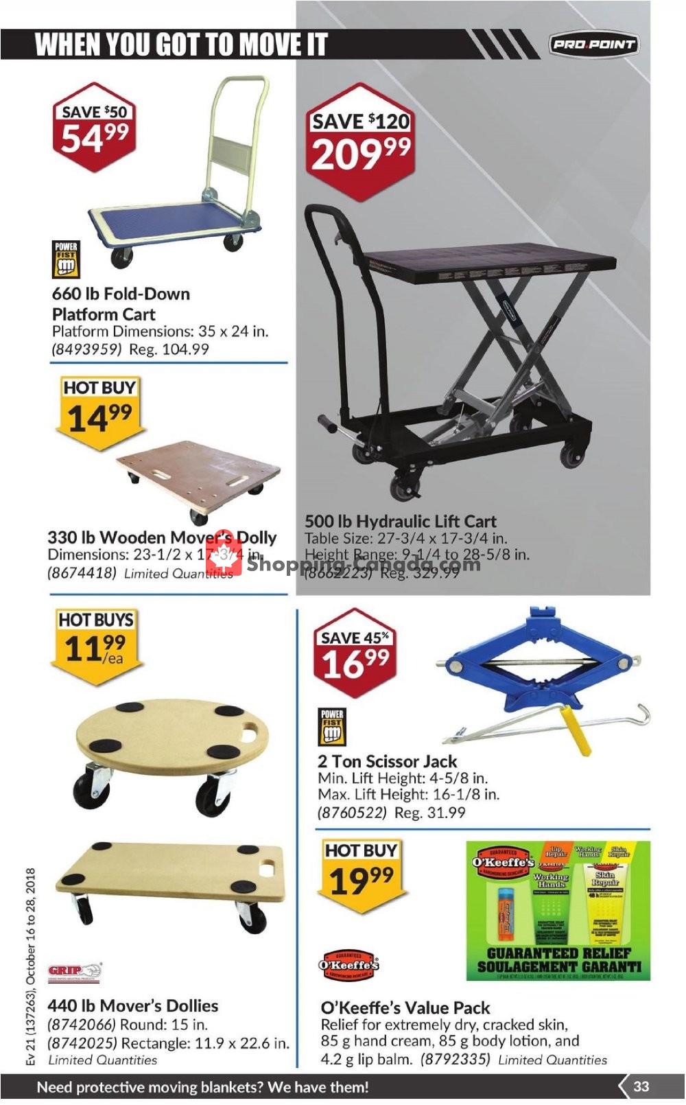 Princess Auto flyer from Tuesday October 16, 2018 to Sunday October 28, 2018 - page 34