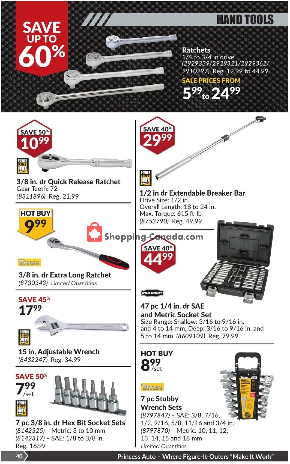 Princess Auto flyer from Tuesday October 16, 2018 to Sunday October 28, 2018 - page 41
